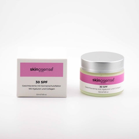 Skinosense Tagescreme mit Lichtschutzfaktor, Hyaluron, Collagen 50ml
