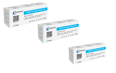 Clungene Covid-19 Laientest 5er Packung MHD 09/26