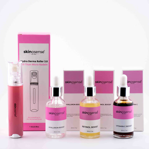 Skinosense Anti-Fältchen Microneedling-Set für strahlende Haut