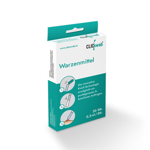 CLICswab Warzenbehandlung 20Stk. gefüllte Swabs