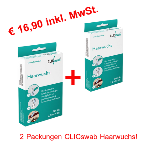 CLICswab Haarpflege (Haarwuchs) 20Stk.