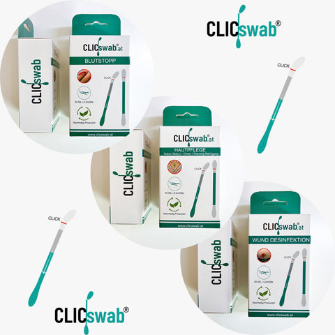 CLICswab Wundbehandlung-Set